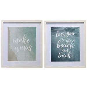 Set of 2 Beach Wall Art