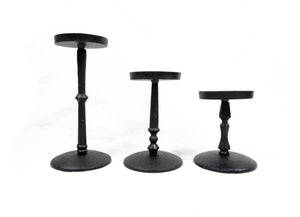 Cast Iron Candle Sticks Set of 3
