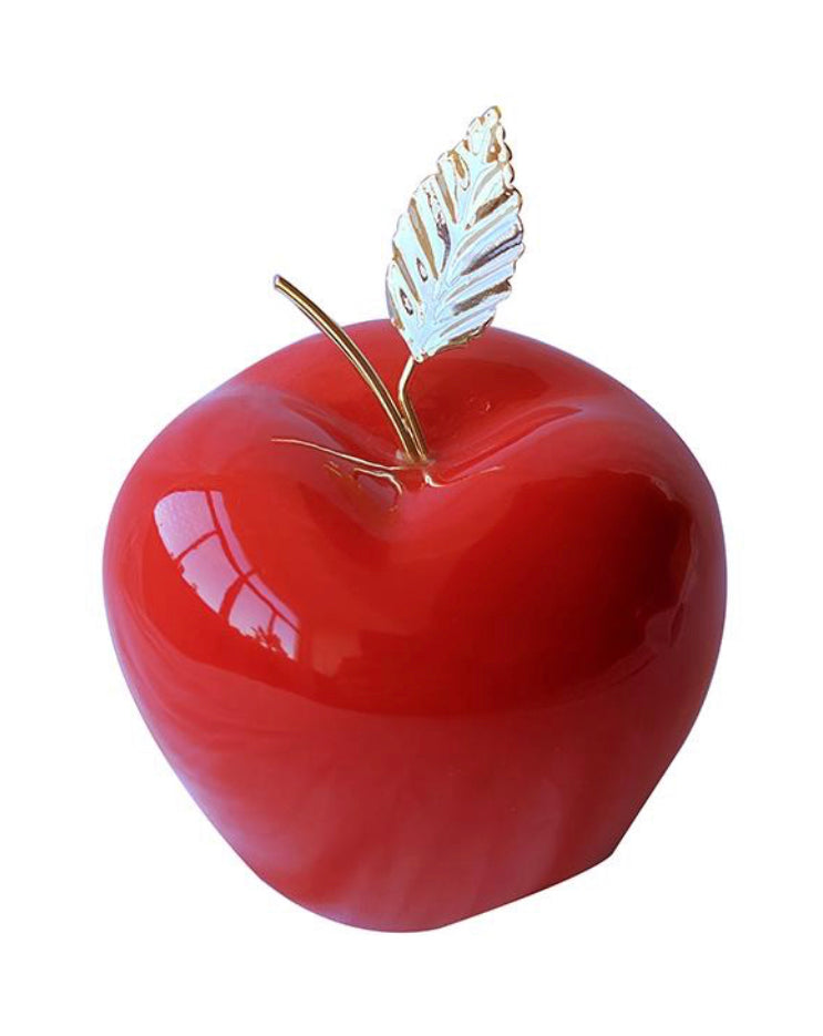 Red Ceramic Apple
