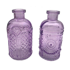 Set of 2 Purple Jars