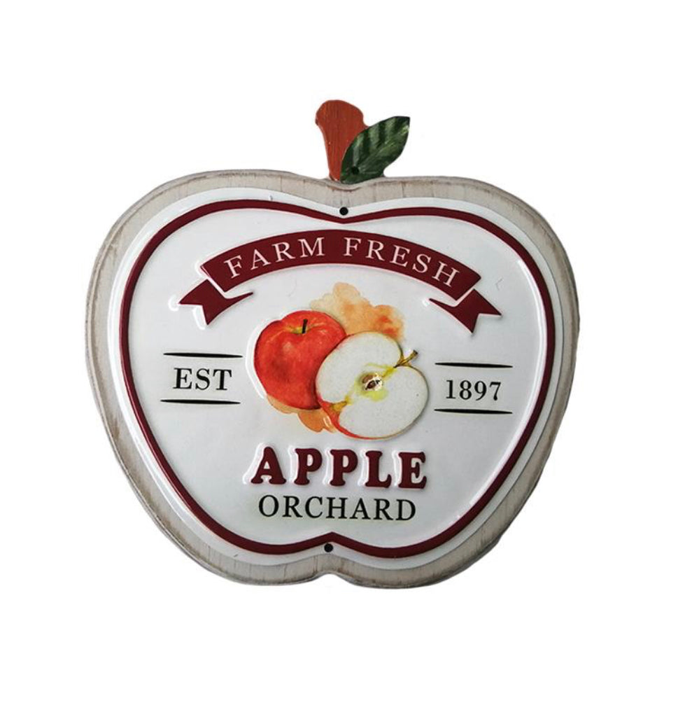 Enamel Apple Wall Sign