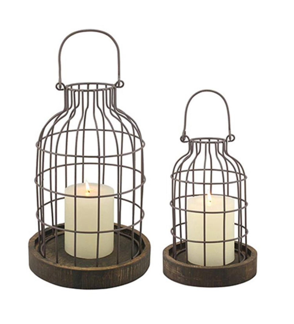 Set of 2 Candle Lanterns