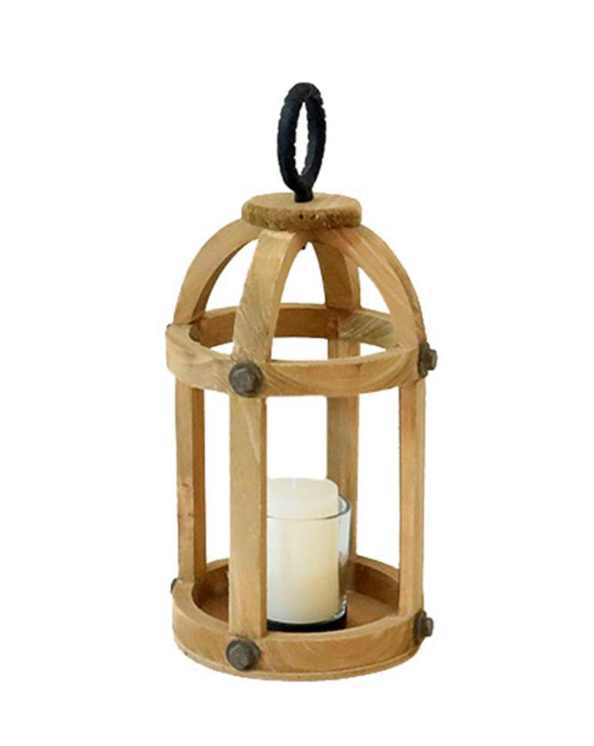 Wood Candle Lantern