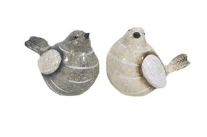 Set of 2 Ceramic Birds