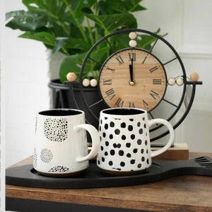 Set of 4 Graphic Mugs