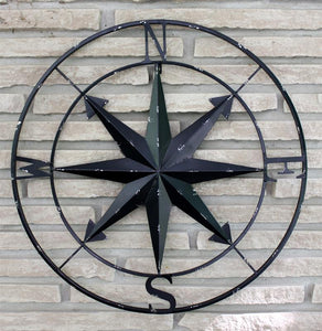 Black Wall Compass