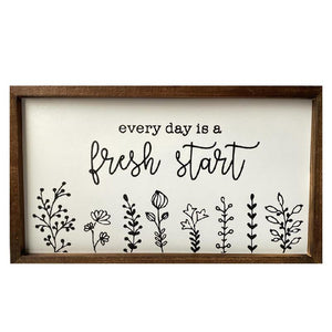 Fresh Start Sign