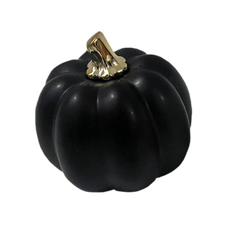 Black Ceramic Pumpkin
