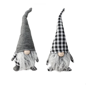 Set of 2 Grey Gnomes Medium