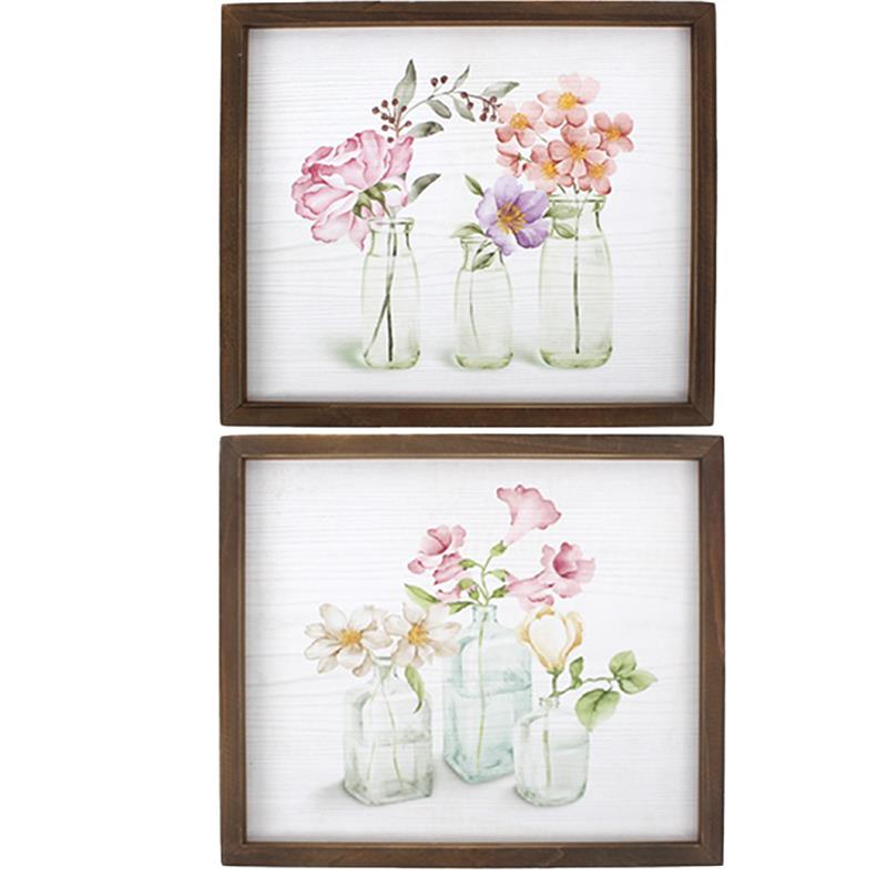 Set of 2 Floral Pictures