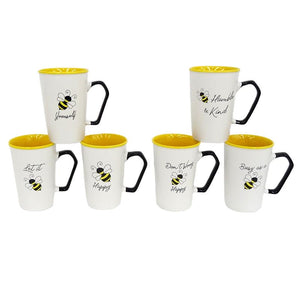 Bee Mugs Set of 6