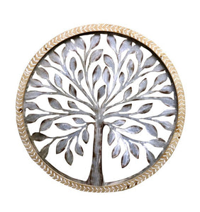 Large Wood Frame Tree of Life Circle
