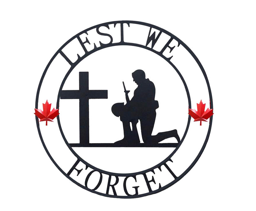 Lest We Forget Metal Art