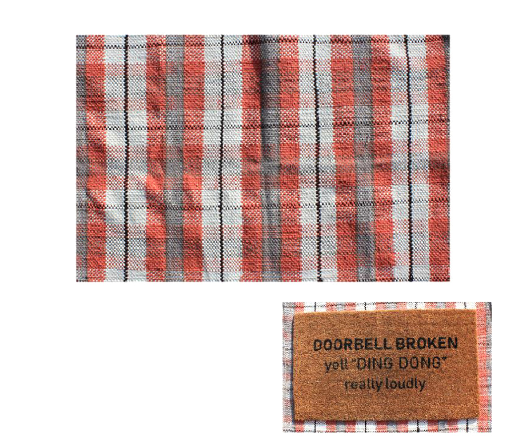 Autumn Plaid Layering Mat