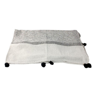 Cream Tufted Throw
