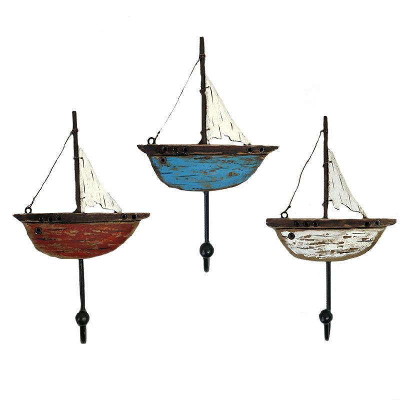Set of 3 Sail Boat Hooks