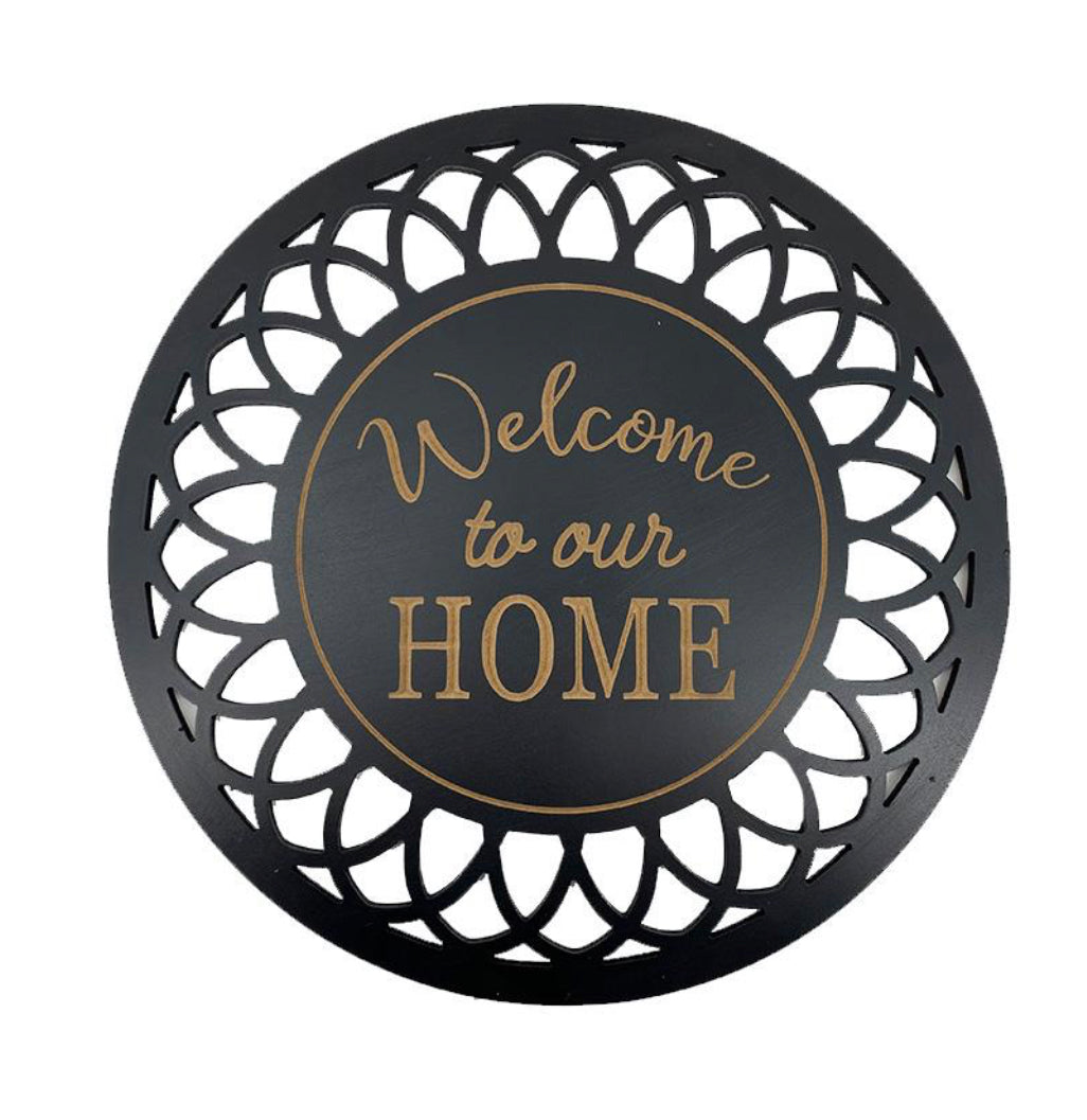 Welcome Home Wood Sign