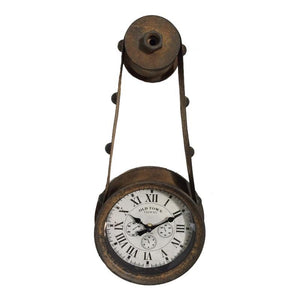 Wood Clock Pulley and Belt