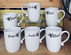 Set of 6 Honeycomb Mugs