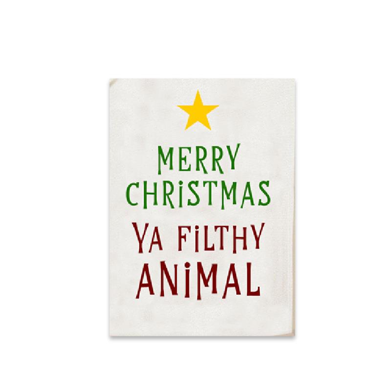 Filthy Animal Tea Towel