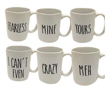 Load image into Gallery viewer, Set of 6 Expression Mugs
