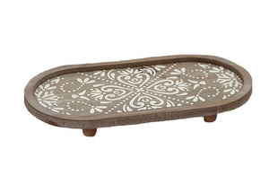 Oval Wood Tray