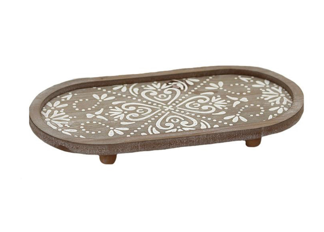 Oval Wood Tray