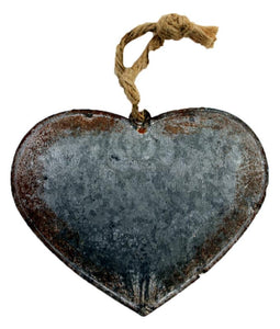 Rustic 3D Heart Ornament