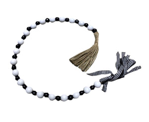 Wooden Farmhouse decorative bead string