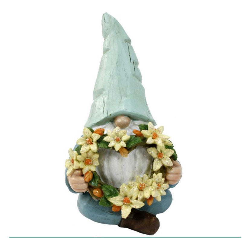 Floral Wreath Gnome