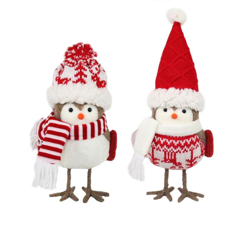 Set of 2 Christmas Birds