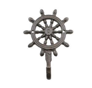 Cast Iron Ship Wheel Hook