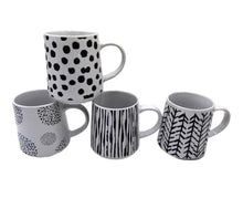 Load image into Gallery viewer, Set of 4 Graphic Mugs
