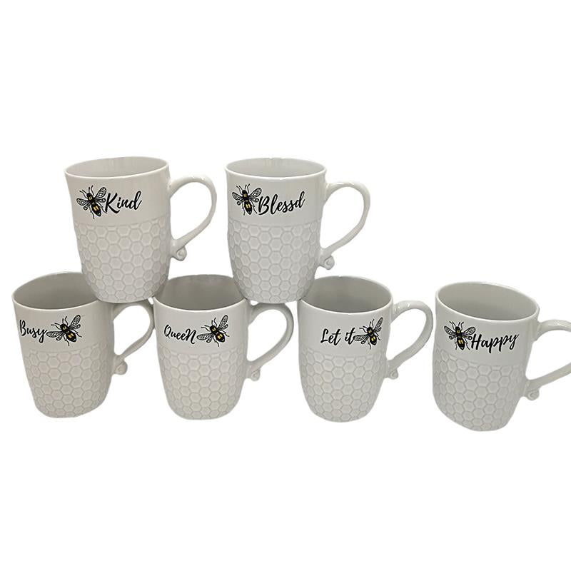 Set of 6 Honeycomb Mugs