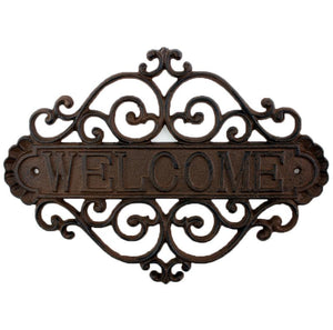 Iron Welcome Sign